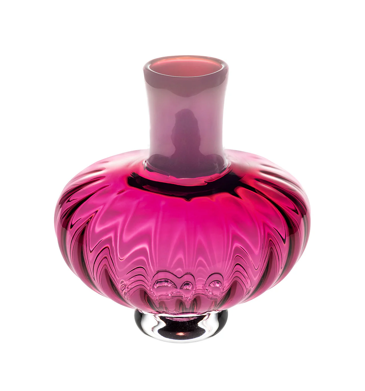 Vista Alegre unica Case with Small Vase Caneleto Pink