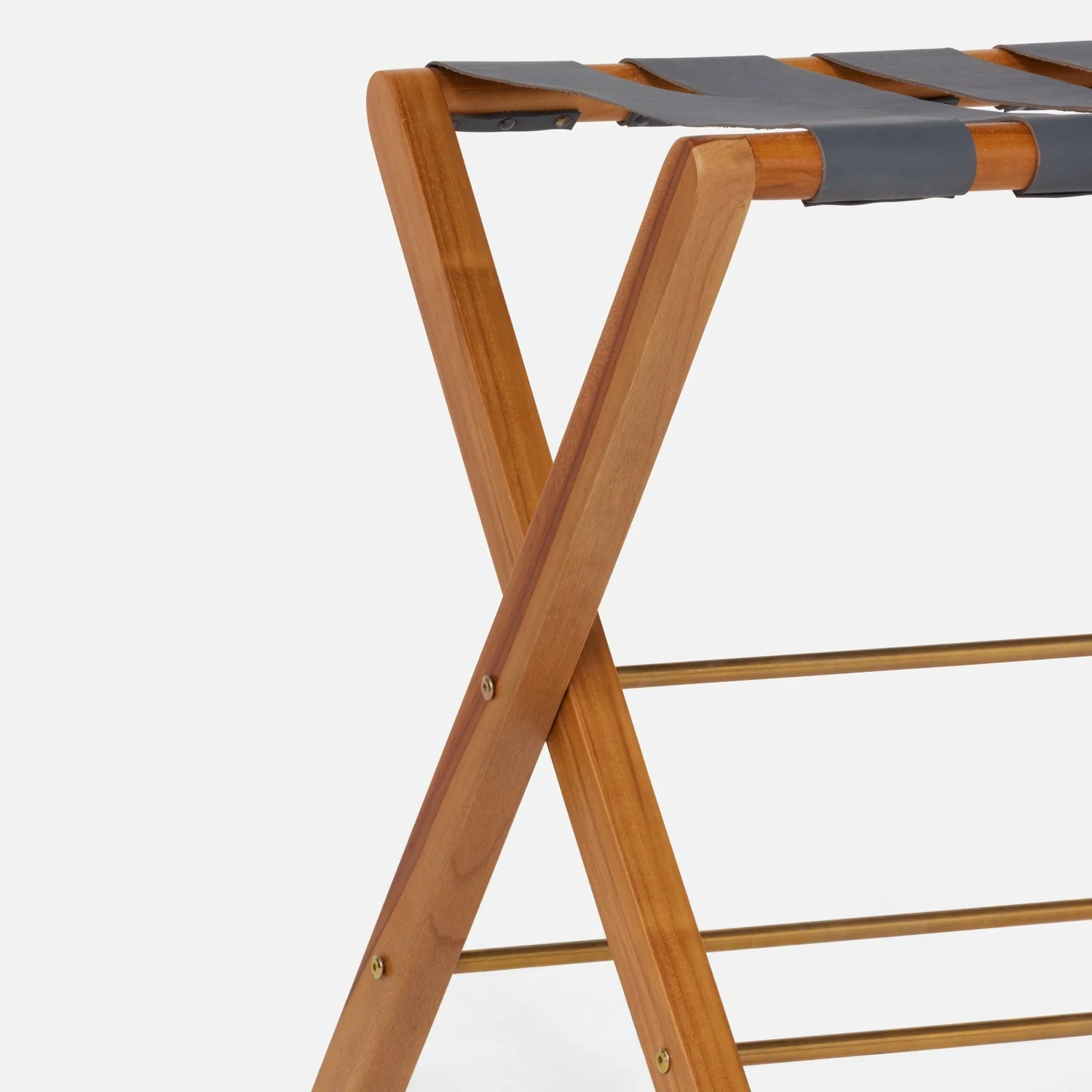 Walvia Wood Folding Luggage Rack - Image 12