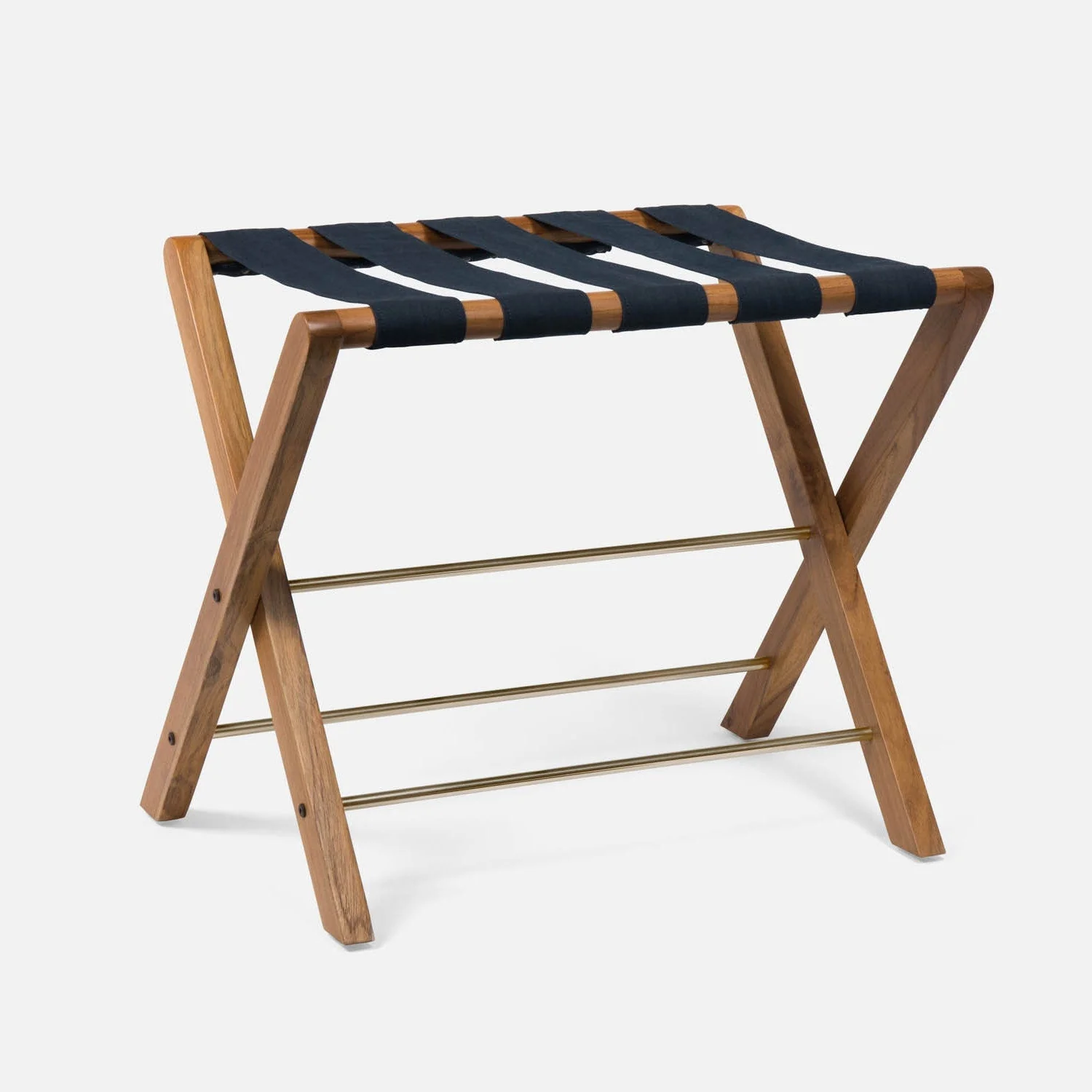 Walvia Wood Folding Luggage Rack - Image 14