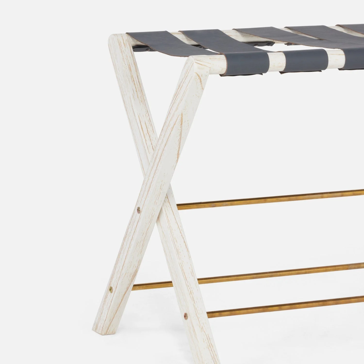 Walvia Wood Folding Luggage Rack - Image 42