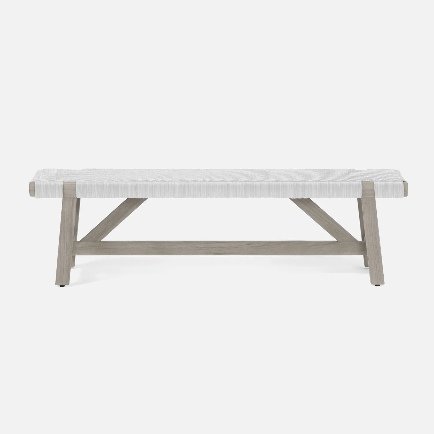 Wentworth Faux Rattan Bench - Image 11