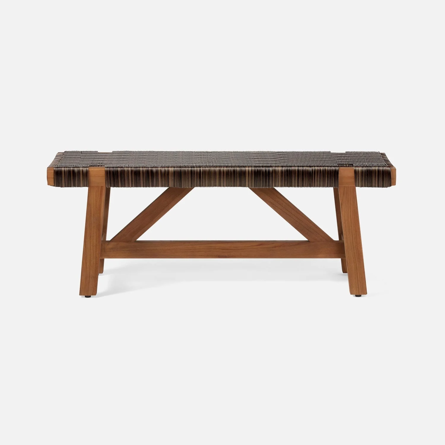 Wentworth Faux Rattan Bench - Image 7