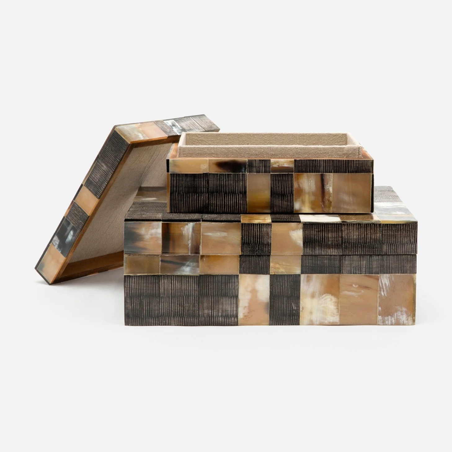 Whelan Horn Lift-Top Box - Set of 2 - Image 3