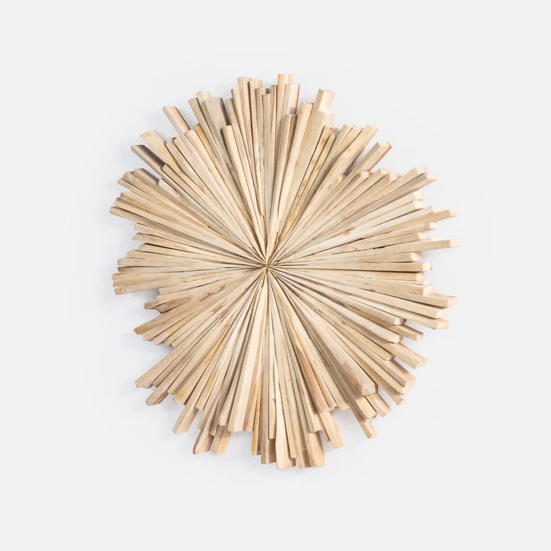 Wickham Handcrafted Teak Wall Art - Image 4