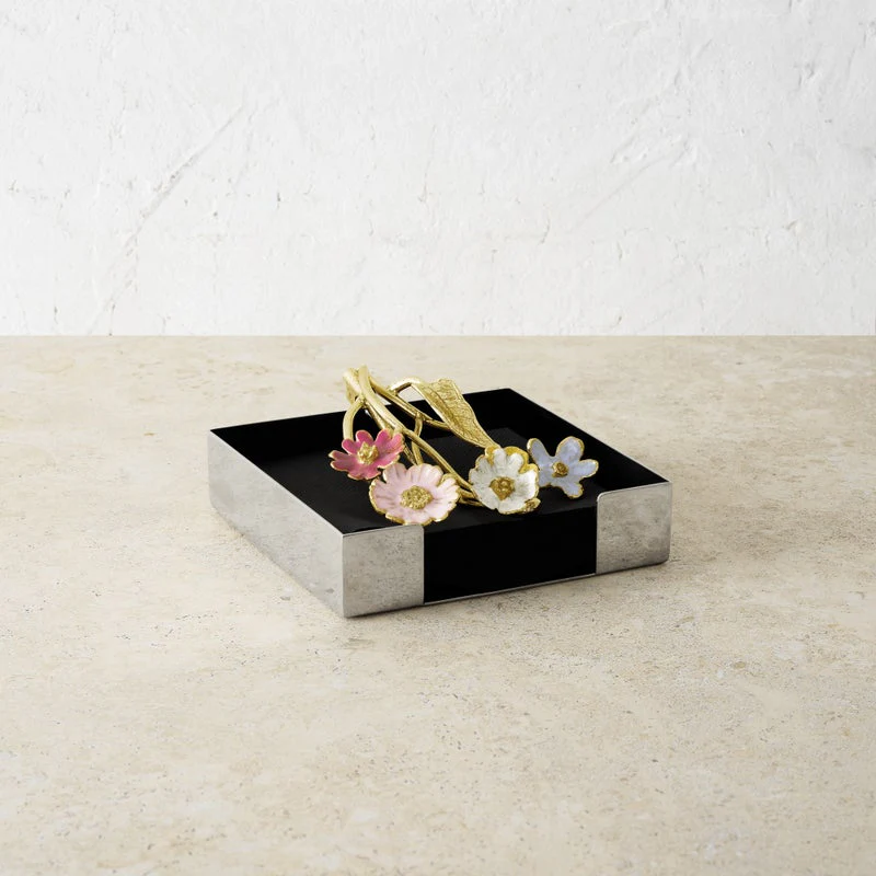 Michael Aram Wildflowers Cocktail Napkin Holder - Image 2