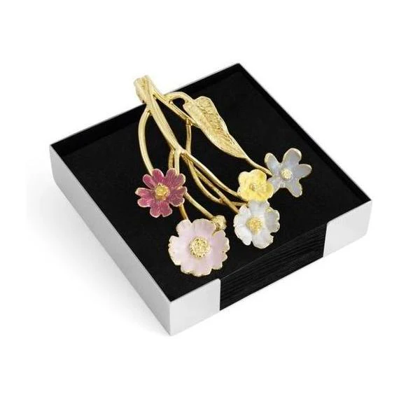 Michael Aram Wildflowers Cocktail Napkin Holder - Image 4