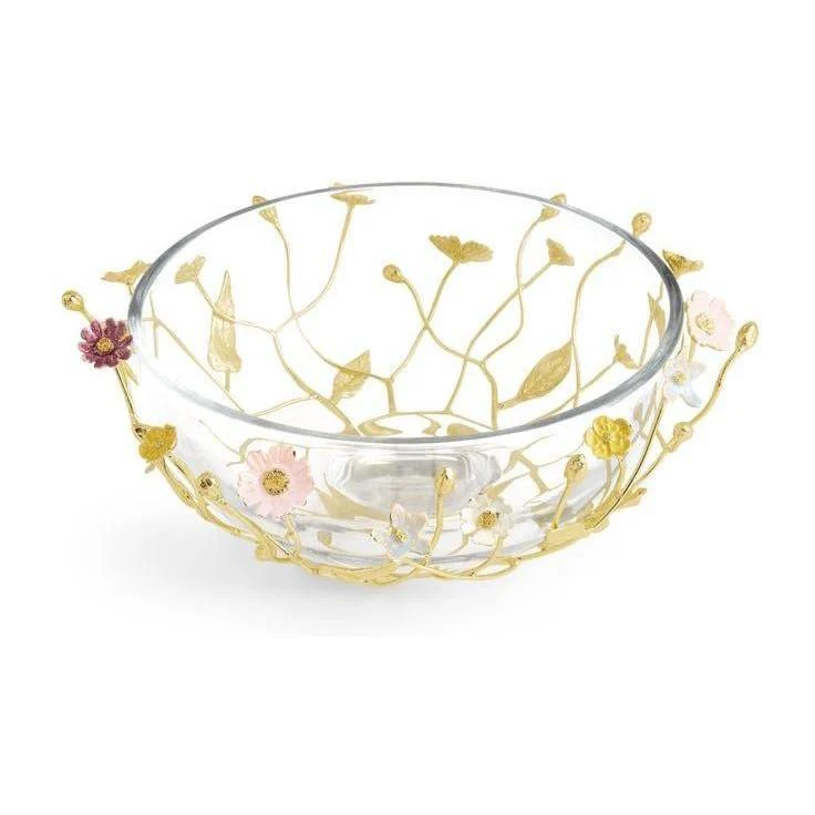 Michael Aram Wildflowers Large Glass Bowl - Image 2
