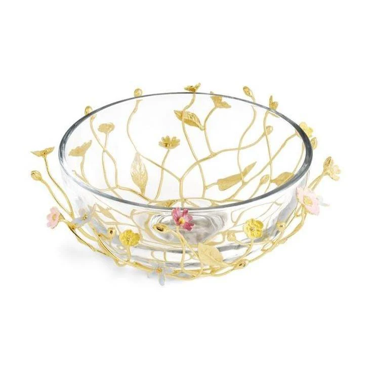 Michael Aram Wildflowers Large Glass Bowl - Image 5
