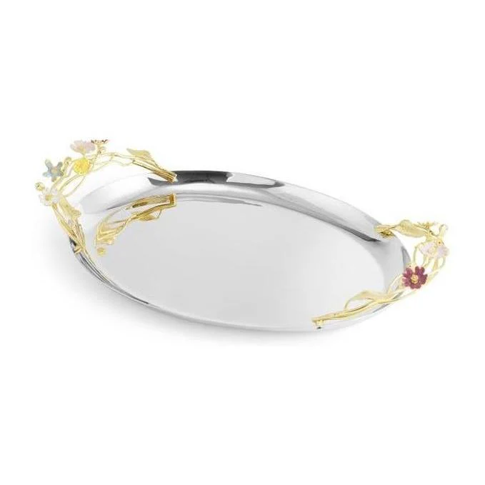 Michael Aram Wildflowers Medium Oval Tray - Image 4