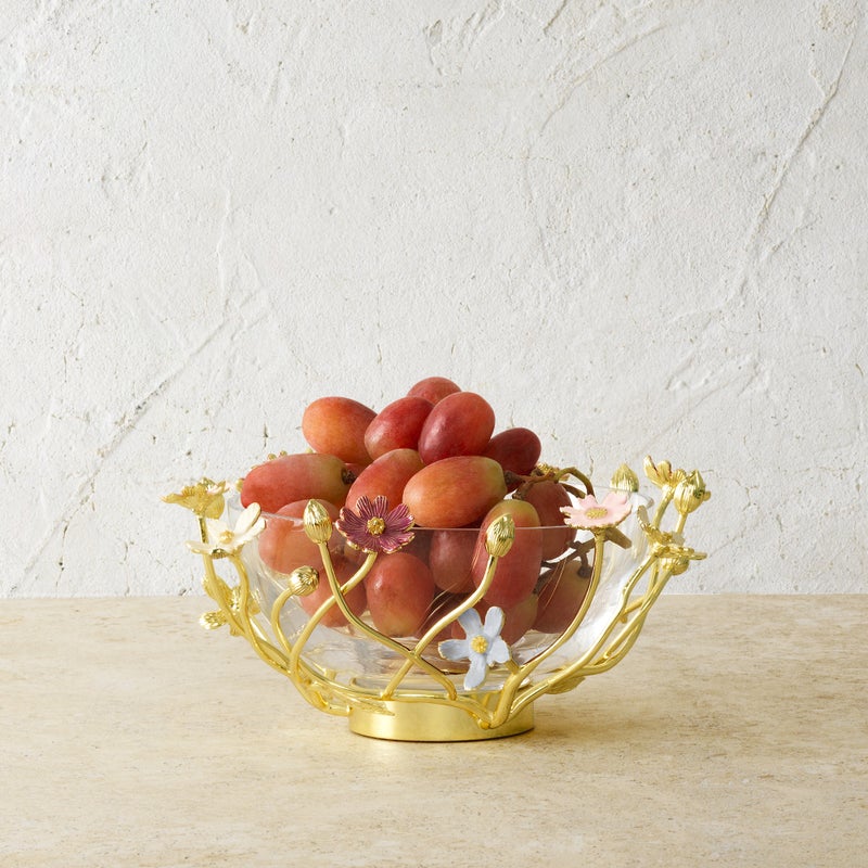 Michael Aram Wildflowers Small Glass Bowl - Image 2