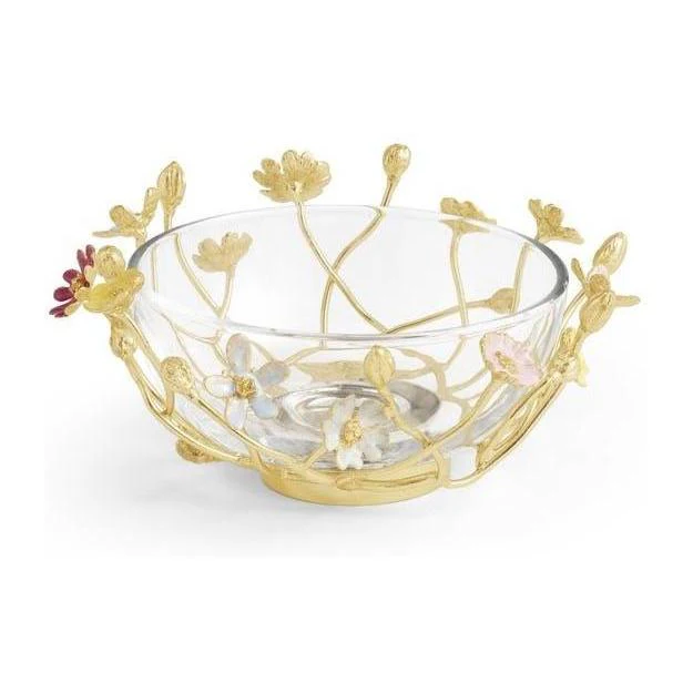 Michael Aram Wildflowers Small Glass Bowl - Image 4