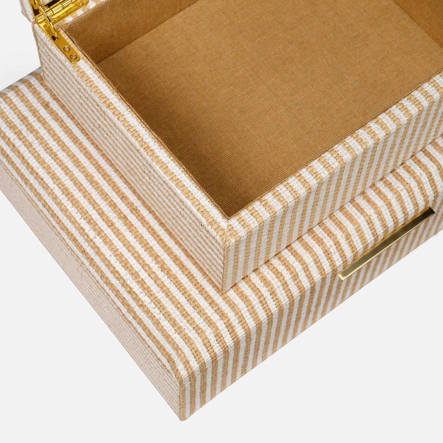 Winslow Striped Raffia Box - Set of 2 - Image 17