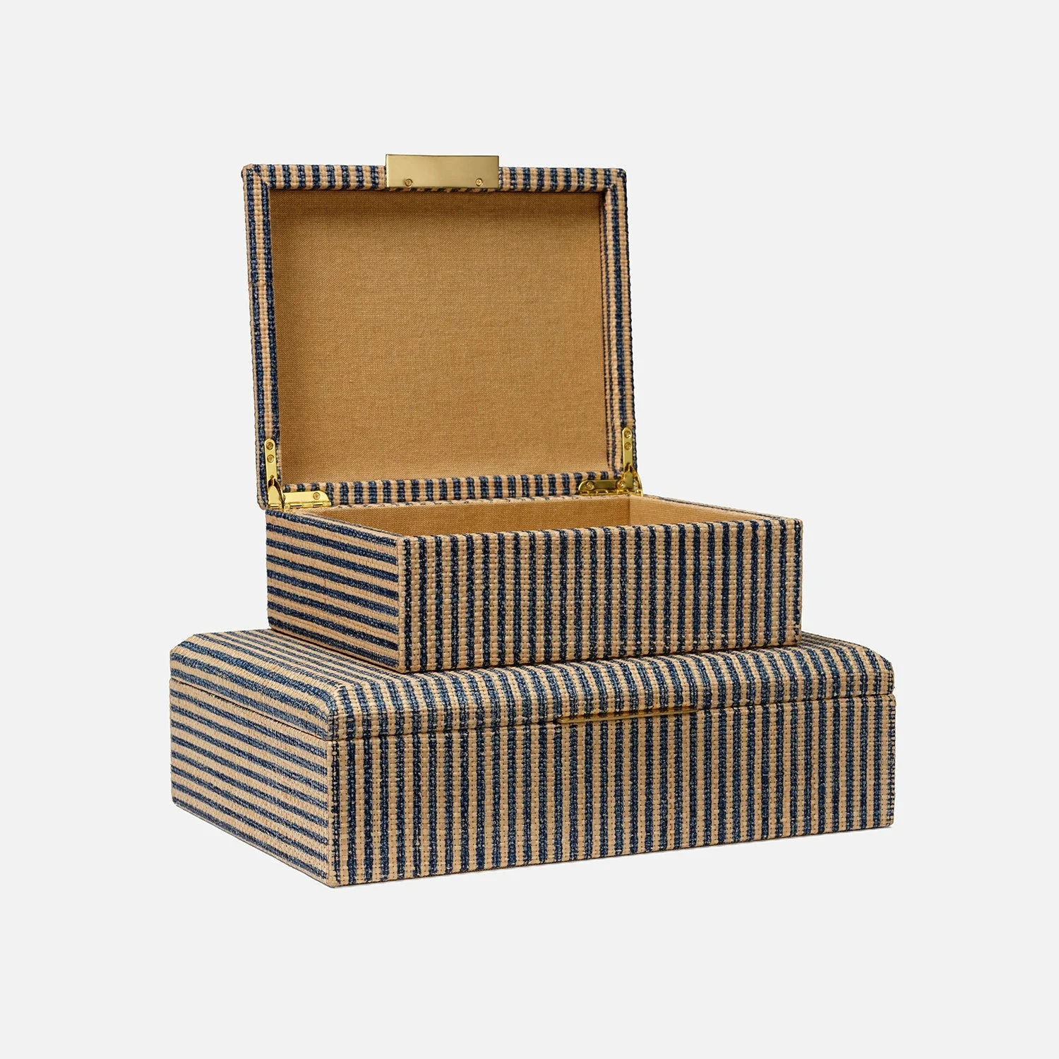Winslow Striped Raffia Box - Set of 2 - Image 5
