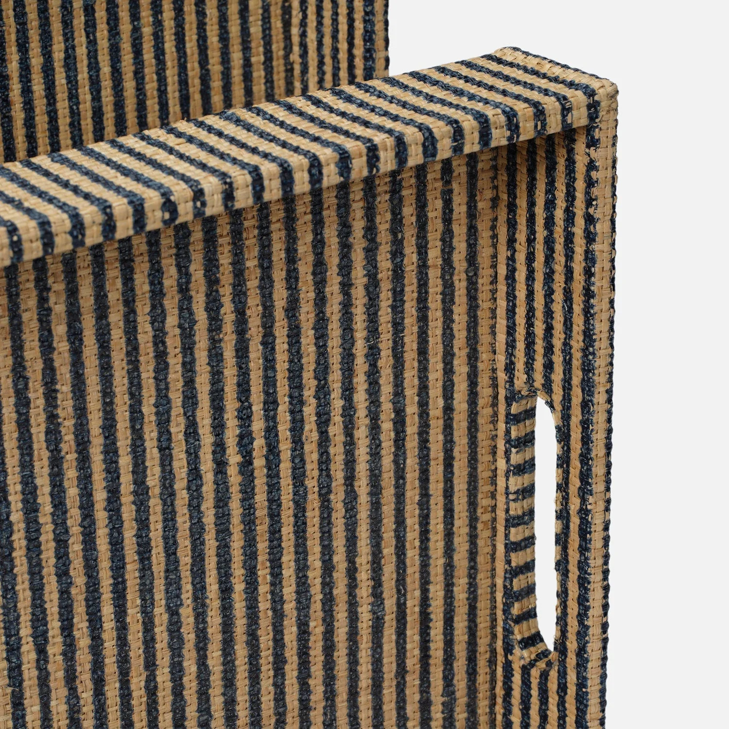 Winslow Striped Raffia Tray - Set of 2 - Image 10