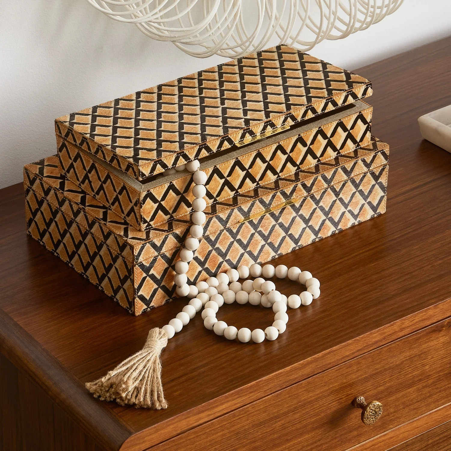 Zion Hair-On-Hide Box - Set of 2 - Image 2
