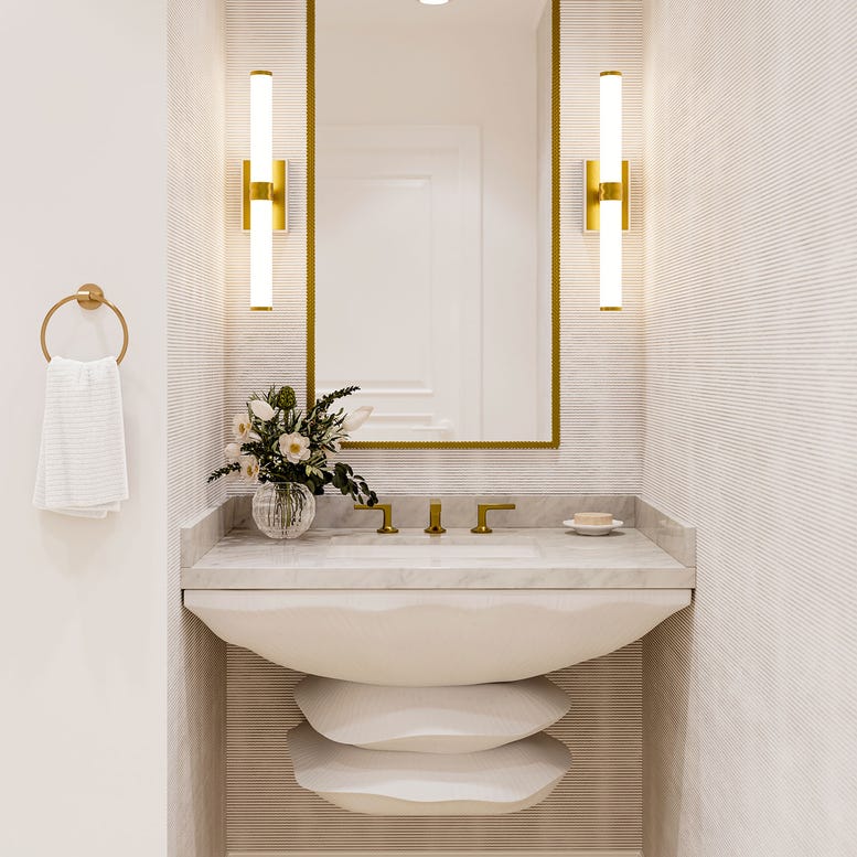 Zora Dual-Light Metal Sconce - Image 2